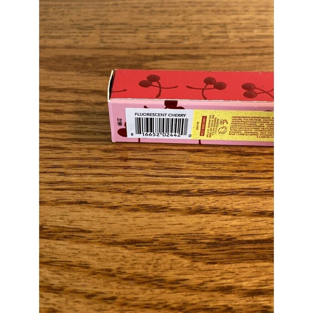 Lime Crime Wet Cherry Gloss - Fluorescent Cherry New Lip Gloss Sparkle Yellow